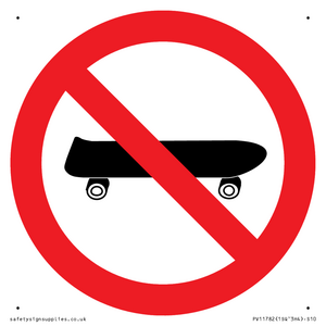 P924 Prohibition: No skateboarding